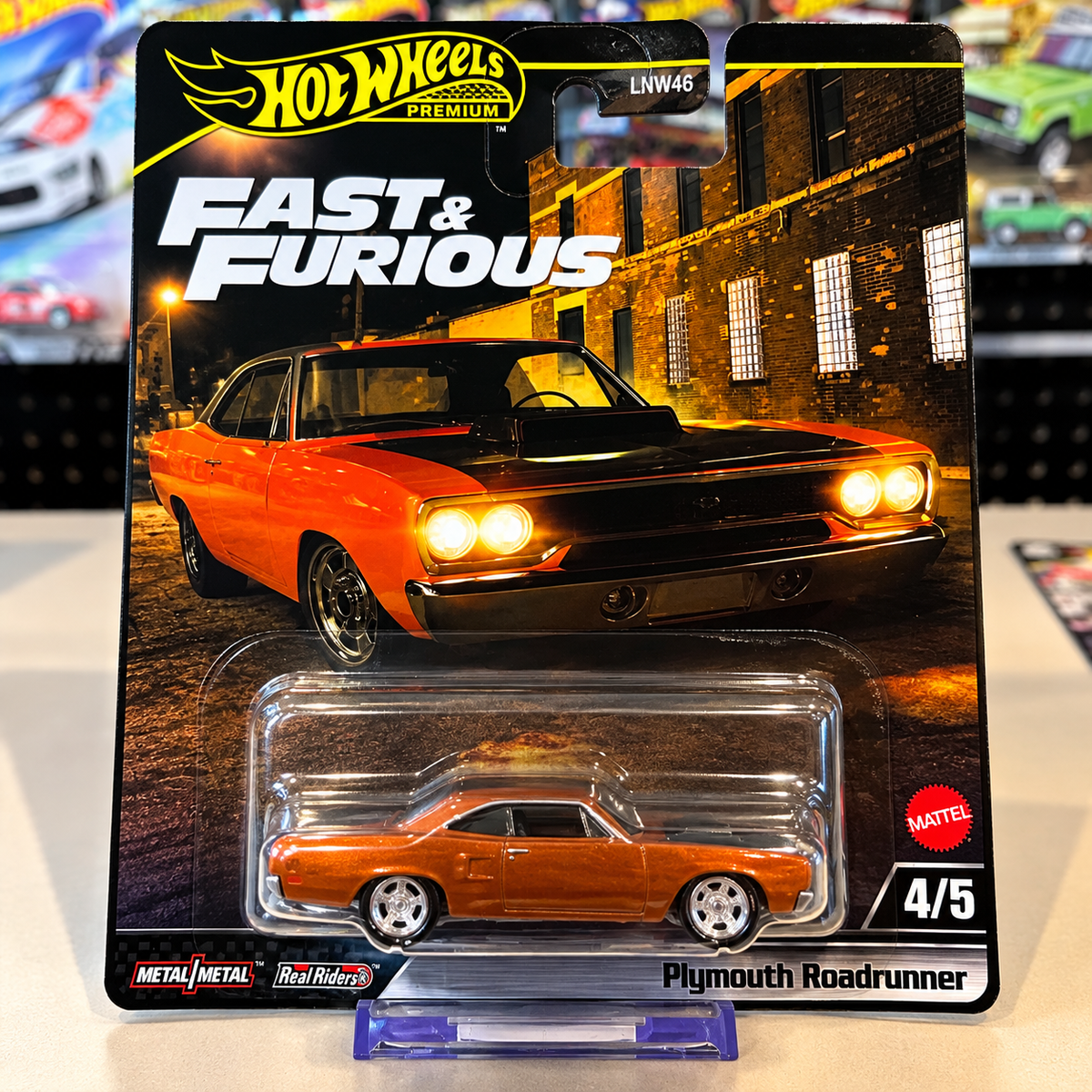 Hot Wheels Premium Fast & Furious Plymouth Roadrunner 4/5 Real Riders